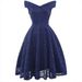 women's clothing front and back deep V-neck lace sexy dress_ecoleips.com