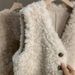 Aria Basics Lamb Wool Vest For Women, Sheepskin Integrated, 2025 Autumn Winter New Fashionable Outerwear, Versatile Thickened Vest,_ecoleips.com