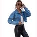Women's Clothing Ins Fashion Loose Short Denim Jacket Autumn And Winter_ecoleips.com