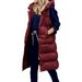 solid color hooded long cotton vest casual fashion single breasted sleeveless jacket for women MJ6587_ecoleips.com