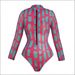 Women's Clothing Women's One Piece Swimsuit Long Sleeve SPF Sun Protection Long Pants Modest Coverage, Beach & Pool Ready_ecoleips.com