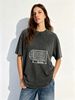 Women's Everyday Washed T-Shirt, Comfortable Oversized Street Fashion Top_ecoleips.com