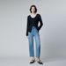 Women's Clothing Fabric High Color Exquisite Raw Edge Nine Points Loose Straight Pants Spandex_ecoleips.com
