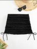 Women's Clothing Sexy Bikini Beach Dress Mesh Swimsuit With Drawstring Women's Clothing_ecoleips.com