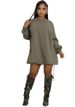 Women's Casual Solid Color Hoodie Loose Fit Long Sleeve Pullover Sweatshirt For Autumn & Spring Fashion Comfortable Basic Top_ecoleips.com