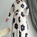 Women's Clothing Autumn Lapel Temperament Printed Shirt High Waist Large Dress_ecoleips.com