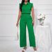 Women's Clothing Holiday Style Shirt And Pants Two Piece Suit_ecoleips.com