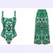 Women's Clothing Step Into Swimsuit Women's Beach Skirt Pants Fashion Women's Printed Suspenders Slim Backless Sexy Skirt_ecoleips.com