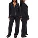Women's Slim Fit Trouser Suit Solid Color Lapel Front Opening Single Breasted_ecoleips.com
