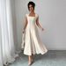 Slim Fitting A Line Vest Dress Long Skirt Solid Color Fashionable Elegant Women's Clothing Tops New Arrivals From Platforms_ecoleips.com