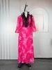 Women's Clothing Plus Size Clothes Elegant Long Pleated Maxi Skirt For Women - African Print Chiffon Dress With Flowy Design_ecoleips.com