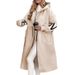 Women's Clothing Long Hooded Windbreaker Sweater Jacket Women Autumn And Winter_ecoleips.com