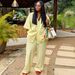 Women's Clothing Striped Loose Top Plus Size High Waisted Trousers Casual Fashion New Short Sleeved Set_ecoleips.com