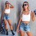 Women's Clothing Summer Denim Shorts Hand-worn High Waist Comfortable Casual Jeans Women_ecoleips.com