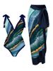 Women's Clothing Swimwear Conservative One Piece Bikini Swimsuit Set Women Wholesale Mesh Cover up_ecoleips.com