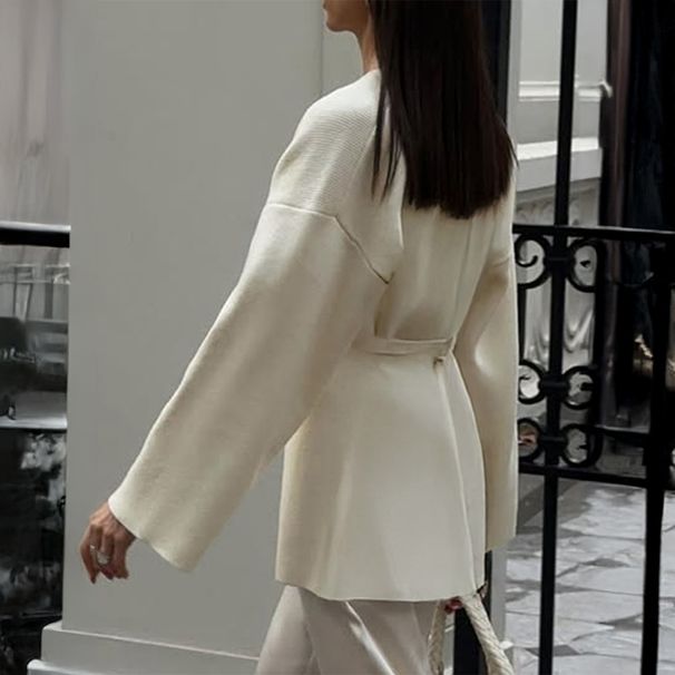 DiYun European And American Elegant High-End Long-Sleeve Shirt Sweater Women's Clothing 2025 Fall/Winter_ecoleips.com