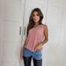 European And American Foreign Trade Casual Loose Women's Clothing V-neck Sleeveless Solid Color Tank Top For Plus-size_ecoleips.com