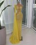 【Pre-sale | Ships In 15 Days】 Women's Clothing New Temperament Slim Fishtail Dress Evening Show Evening Dress_ecoleips.com