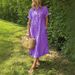 European And American Cross-Border Loose Plus Size Striped Short Sleeve Shirt For Women Summer New Casual Cotton Linen_ecoleips.com