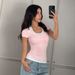Diyun European And American Y2K Hot Girl Style Two-Piece Camisole Short Sleeve T-Shirt Women's_ecoleips.com
