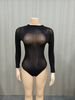 New Women's Clothing, Sexy High-elastic Onesie, Oily Perspective Sexy Stockings Underwear_ecoleips.com