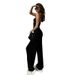Women's Basic Solid Color Slim Fit Tank Top Loose Straight-Leg Pants Casual Set 2025_ecoleips.com