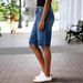 European And American New Foreign Trade Cross-border Supply Loose High-waisted Casual Fashion Straight Denim_ecoleips.com