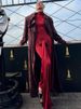 Mozision Turtleneck Long Sleeve Maxi Dress For Women Fashion Irregular Bodycon Long Dress Femme Temperament Evening Dress_ecoleips.com