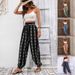 Women's Versatile Mesh Wide Leg Lantern Pants Casual Spring Summer New Arrival_ecoleips.com