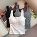 Women's Clothing Wire-Free Modal Camisole Backless Design Padded Women's Top Outerwear Base Layer Sexy Comfortable Fit_ecoleips.com