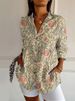 2025 New Women's Summer Trend Half Sleeve Printed 3D Shirt_ecoleips.com