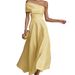 Women's Clothing Elegant Women's Solid Color Off-Shoulder Backless Slim Waist Dress New_ecoleips.com