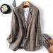 Plaid Small Suit Women's Spring And Autumn New Loose Casual Suit Jacket Women_ecoleips.com