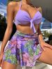 New 2026 Women's Two Piece Swimsuit Set Sexy Bikini European American Print Beach Dress Stylish Casual Swimwear_ecoleips.com