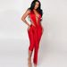 K European And American Style New Fashionable Solid Color Sexy Hot Girl Sleeveless Hanging Neck Backless Tight Jumpsuit_ecoleips.com