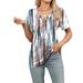 Aria Basics Aria Basics European And American Cross-border Foreign Trade Women's Clothing 2025 Spring-summer New V-neck Short-sleeve_ecoleips.com