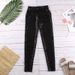 Fahionable European And American Tyle Women' Autumn New Elatic Animal Print Kinny Treet-tyle Cropped Leather_ecoleips.com