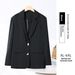 Plus-size Casual Blazer Women, 2025 Autumn And Winter New Style, Black, Versatile Commuting, Loose Design Jacket For_ecoleips.com