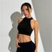 K Sports Bra, Beautiful Back, Outerwear, Fitness Suit, Running Sleeveless Yoga Suit, Top With Chest Cushion, Vest, Shock-absorbing Bra_ecoleips.com
