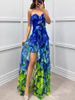 Women's Clothing New Party Mesh Tube Top Dress Ins Casual Fashion Print_ecoleips.com