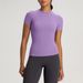 New Women's Clothing Yoga Clothes For Women, Style, Slim Fit, Short Sleeved Tops, High Elastic, Light Sports Fitness Clothes_ecoleips.com
