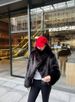 Kardashian-Inspired Faux Fur Coat Women - Short Plush Jacket With Fox Collar, Black & Brown, S/M_ecoleips.com
