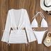 Sexy Women's Bikini Swimsuit Set Four-Piece Fashionable Swimwear Ideal For Beach And Pool Activities_ecoleips.com