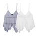 Elegant Backless Lace-Up Strap Camisole With Floral Embroidery, Sexy Summer Sleeveless Top For Women_ecoleips.com