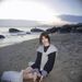 Striped Shawl Sweatshirt For Women, 2025 Autumn Winter New Style, Versatile Black White Small Cape Paired With Top And_ecoleips.com