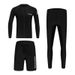 Aria Basics One-piece Unisex Swimwear, Two-piece Long-sleeve Long-pants Set, Solid Color Conservative Diving Suit For Surfing And_ecoleips.com