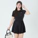 plus Size Women's One Piece Swimsuit Sporty Conservative Hides Belly Fat Slimming Hot Spring Swimwear_ecoleips.com
