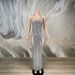 Elegant Luxurious Fur Trimmed Shawl Full Length Halter Neck Gown Rhinestone Embellished Light Wedding Dress Engagement Party Evening Gown_ecoleips.com