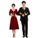 Bride's Toast 2026 New Spring Style For Petite Pregnant Women Wedding Engagement Wine Red Dress Evening Gown_ecoleips.com