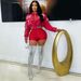Women's Clothing Women's Double Layer Ribbed PU Leather Baseball Jacket Style Autumn Winter Fashion Embroidery Outerwear_ecoleips.com